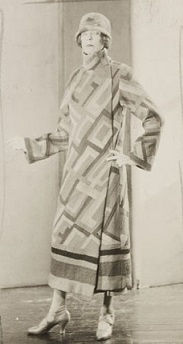 Sonia Delaunay designed dress Sonia Delaunay designed dress