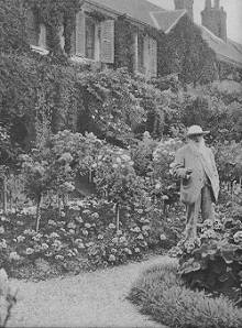 Claude Monet in Garden