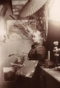 Hilma at the Royal Academy of Arts in Stockholm, 1885