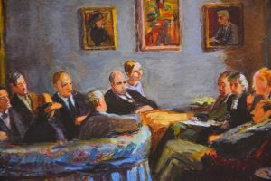 An image of the group by Vanessa Bell - The Memoir Club (c. 1943)