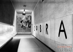 Entrance to the International Exhibition of Experimental Art in Amsterdam - 1949. Entrance to the International Exhibition of Experimental Art in Amsterdam - 1949.