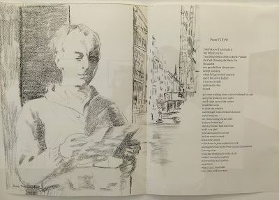 Original decoration by Jane Freilicher for the Frank O'Hara Poem
