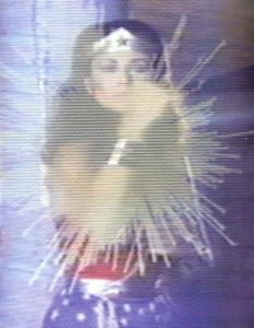 Dara Birnbaum's exploration of Wonder Woman challenged viewers to ponder whether the popular female role model was really an icon of power or mere perpetuation of a male-created, fantasy sex symbol.