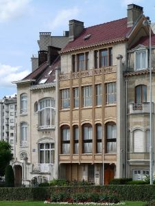 Facade of the Van Eetvelde House, Brussels (1895-1901)