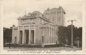 Belgian Pavilion at the Exposition Internationale des Arts Decoratifs et Industriels Modernes, Paris, 1925