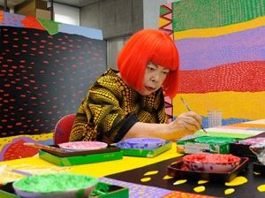 Yayoi Kusama Portrait Yayoi Kusama Portrait