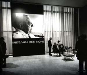 Retrospective of Mies' work at the Art Institute of Chicago (1968)