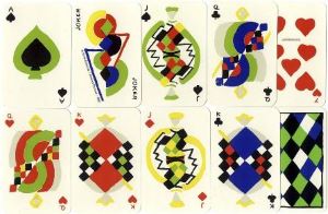 Sonia Delaunay, <i>Simultané playing cards</i>,1964. Tate Modern.