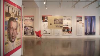Installation of the 2012 exhibition Eero Saarinen: A Reputation for Innovation at the Museum of Architecture + Design, Los Angeles