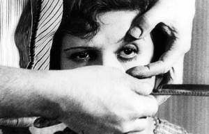 The infamous scene from <i>Un Chien Andalou</i> (Luis Buñuel and Salvador Dalí, 1929) The infamous scene from <i>Un Chien Andalou</i> (Luis Buñuel and Salvador Dalí, 1929)