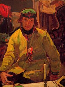 Portrait of Freytag-Loringhoven by Theresa Bernstein (1917)
