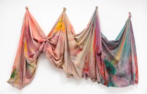 Sam Gilliam's <i>Relative</i> (1968), one of his first draped paintings, launched a new approach to the canvas as a dynamic object