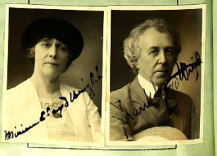 Frank Lloyd Wright and his second wife, Miriam Noel (1922)