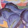 Large Blue Horses(1911)