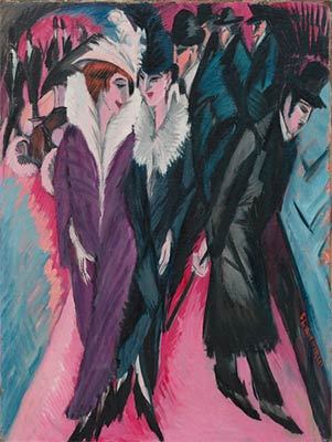 Ernst Ludwig Kirchner: Street, Berlin (1913)