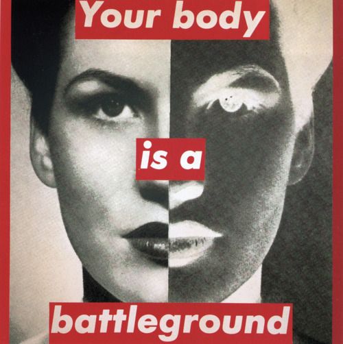 “Untitled (Your Body is a Battleground),” 1989.