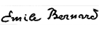 Émile Bernard Signature