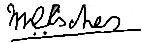 M.C. Escher Signature