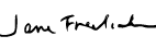 Jane Freilicher Signature