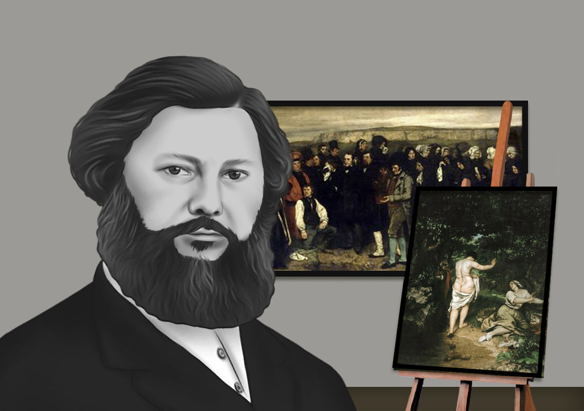 Gustave courbet paintings discount