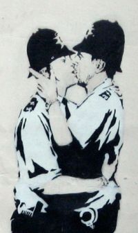 what is an art history Kissing Coppers (2004)