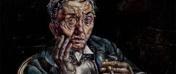 Detail from <i>Self-Portrait</i> (1934) by Ivan Albright