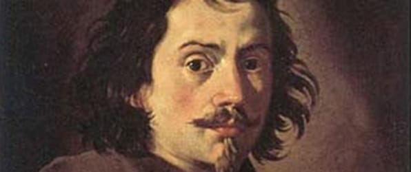 A portrait of Francesco Borromini dressed as Saint James the Great, by an unknown artist, circa 1630.