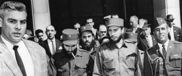 Former Cuban President Fidel Castro visiting Washington D. C. In 1979.