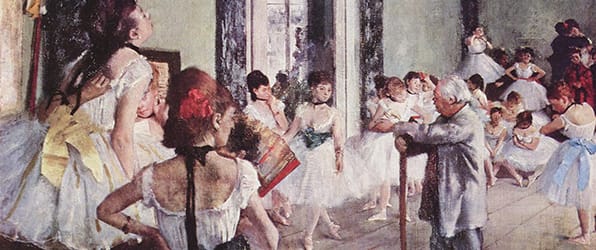 Detail from <i>The Dance Class</i> (1875)