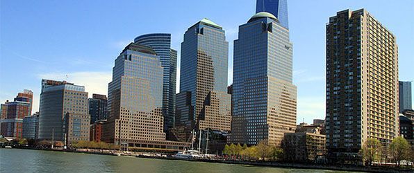 The <i>Wheatfield</i> location is now, as pictured here, the thriving neighborhood of Battery Park, an area that is home to numerous companies and individuals.