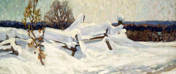 Franklin Carmichael <i>A Muskoka Road</i> (1915) - McMichael Canadian Art Collection