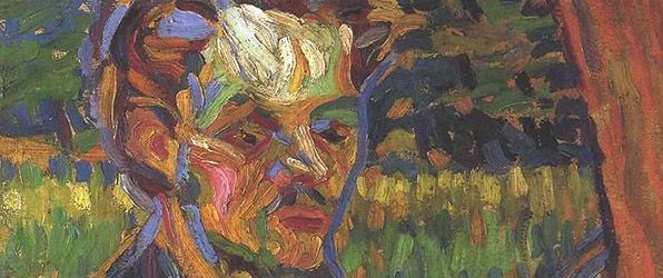 Heckel painted by fellow Expressionist Ernst Ludwig Kirchner