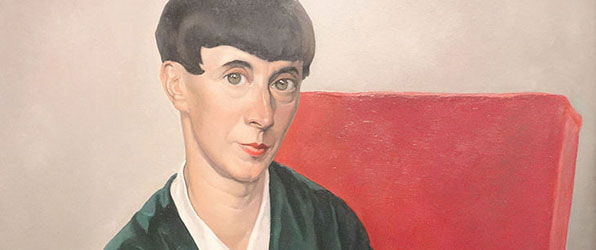 Portrait of Hannah Höch by Chris Lebeau. Detail. (1933)