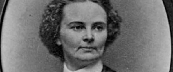 Photograph of artist Harriet Hosmer.