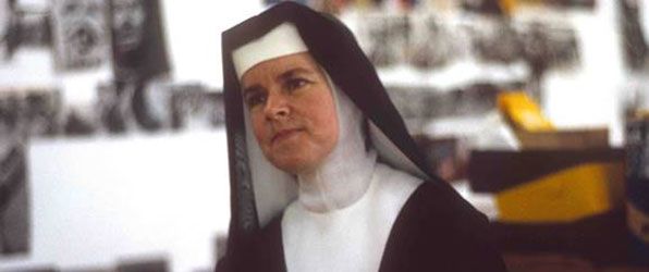 Corita at the Immaculate Heart College Art Department (c. 1964)