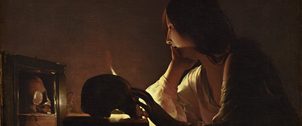 georges de la tour mary magdalene with the smoking flame