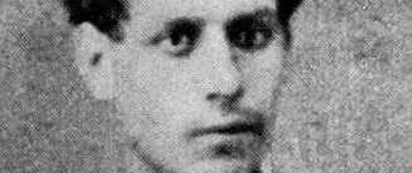 Comte de Lautréamont pictured at the age of twenty in Tarbes, France