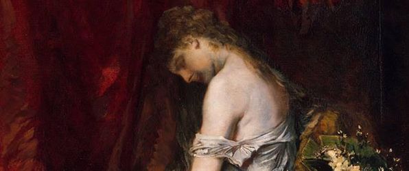 Detail of Makart's <i>The Dream after the Ball</i> (