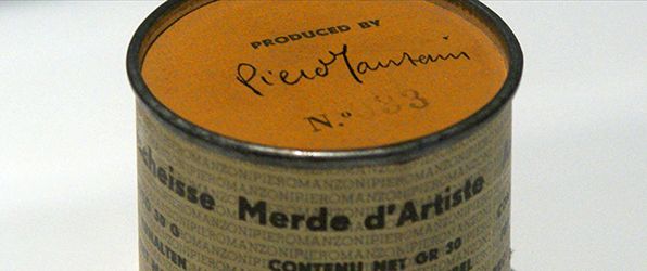 Detail of <i>Merda d'Artist</i> (1961)