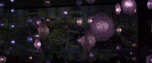 Detail from The Pixel Forest (2016).