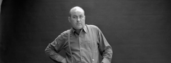 Portrait of Dieter Roth by Lothar Wolleh in Dusseldorf