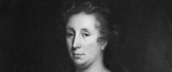 Details of the portrait of Rachel Ruysch by Godfried Schalcken (c. 1695-1700)