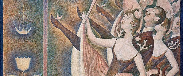 Detail of <i>Le Chahut</i> (1889-90) by Georges Seurat
