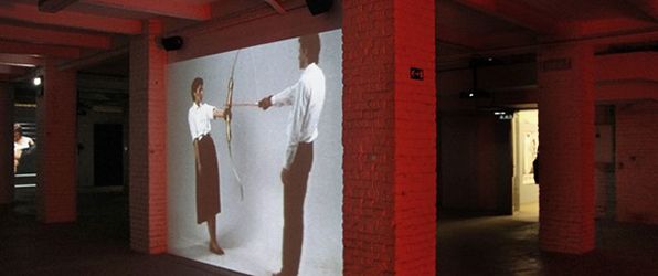 Detail from <i>Rest Energy</i> (1980).