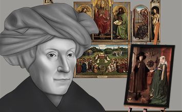 Describe Jan Van Eyck's Painting Technique and Style