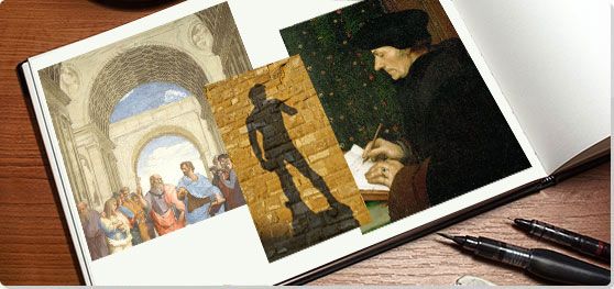 Renaissance Humanism Collage