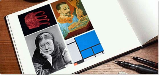 Theosophy and Art Collage