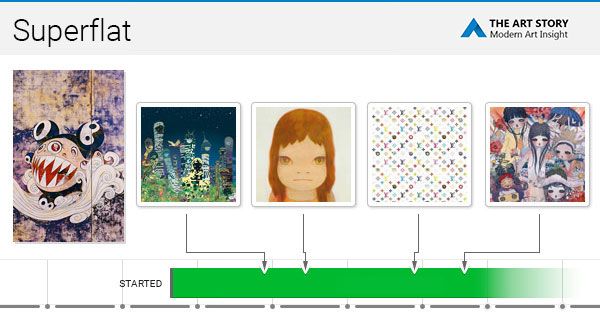 takashi murakami superflat art