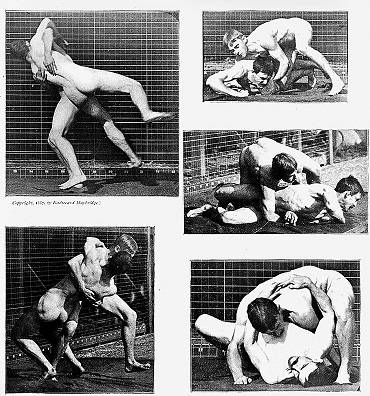 Bacon was heavily influenced by Eadweard Muybridge's early photographic studies of people in motion.