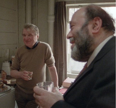 Francis Bacon with his close friend David Sylvester
